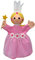 Handpuppe Märchenfigur Fee Prinzessin, Rosa 34 cm, Ideal für Puppentheatre und Rollenspiele, für Kinder Baby Jungen Mädchen