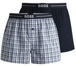 BOSS Herren NOS Boxer, 2er Pack, Sortiert, Dark Blue, XXL
