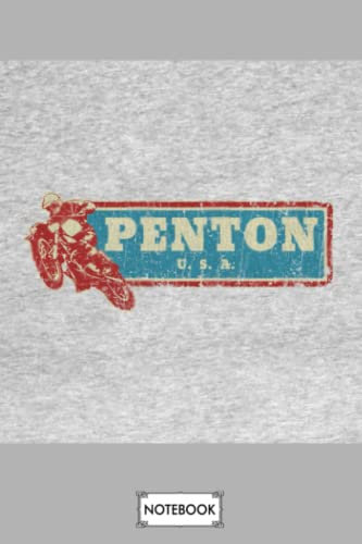 Penton Usa 1968 G95194 Notebook: Journal, Diary, 6x9 120 Pages, Planner, Matte Finish Cover, Lined College Ruled Paper