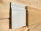 Battiscopa mod. Berma in legno massello mm.100x13 lunghezza aste mt. 2,50 confezione pz.2 totale mt. 5,00. Made in Italy. (Battiscopa Berna grezzo mm.100x13x2500 pz. 2)