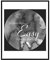 BIRAPA Easy Cadre photo en plastique noir mat avec verre synthétique 50 x 75 cm