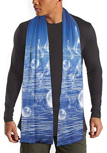 Tanzende Musiknoten, Blasen-Schal für Damen und Herren, leicht, Unisex, modisch, Herbst, Winter, Schals, Schal, siehe abbildung, One size