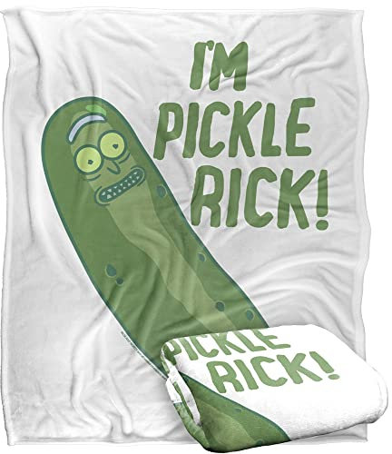 RICK AND MORTY Silky Touch Kuscheldecke, superweich, 152 x 127 cm