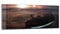 DEQORI Glasbild Echtglas | Motiv Millennium Falcon Dunkel | horizontal einteilig 150x60 cm | schöne Dekoration | Wandbild für Wohnzimmer, Schlafzimmer, Flur & Küche | moderne Wanddeko