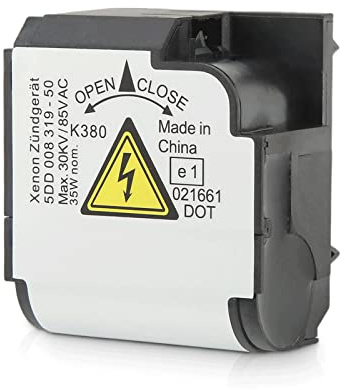 Xenon-HID-Zündungsstarter, Stoßfester Stabiler Dissipationsstabiler Xenon-Birnen-Zündhalter, OEM-Standard-Plug-and-Play 5DD008319-50 Xenon-HID-Zünder-Scheinwerfer-Starter für Auto
