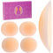 Tacilin 4 Packs Copricapezzoli Silicone, Copri Capezzoli Riutilizzabile Donna Adesivi Coppe con Proteggi-capezzoli, Nipple Cover Invisibile Ultra Sottili Reggiseno 8CM