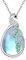 ONEFINITY Pfau Kette für Damen 925 Sterling Silber Pfau Anhänger Mondstein Kette Pfau Schmuck Geschenke