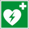 Dreifke® Rettungszeichen Automatisierter ext. Defibrillator, ASR/ISO, Kunststoff, 148x148mm
