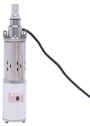 Pompe à eau solaire submersible pour arrosage de jardin (12 V, 180 W, 1,2 m3/h, 20 m)