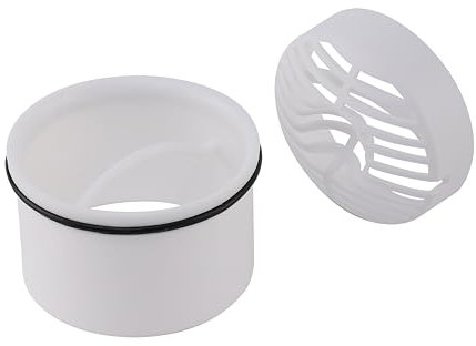 DOPPOSO Haarsieb für Dusche mit Tauchrohr, kompatibel mit Tempoplex ab Modell 6961, 6962, 6963, Ersatz Haarsieb Modell 6961.96, 582951, Ersatz Tauchrohr Modell 6961.99, Haarfilter Duschablauf Siphon