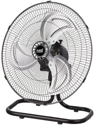 Eden pulse Ventilador negro 3 en 1, 3 aspas aluminio, oscilante, 100<130x50x50 cm