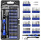 HPMAISON Precision Screwdriver Set, 60 in 1 CR-V Electronics Repair Tool Kit, Magnetic Screwdriver Set with Flexible Shaft, Extension Rod for iPhone, Mobile Phone, Game Console, PC, Tablet, Laptop