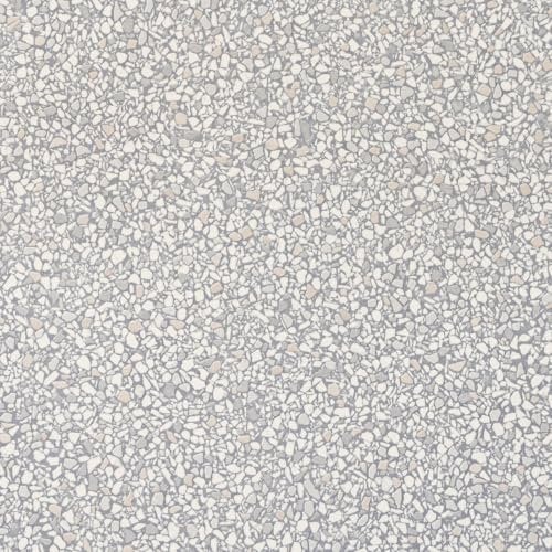 Grey Flecked Stone Magic Vinyl Flooring 2.8mm Thick Lino Roll Bathroom Kitchen (2m Wide x 2.5m Long)