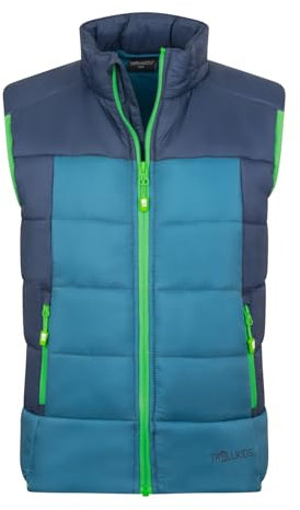 Trollkids Kids Hardanger Vest 152, mystic blue