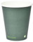 BIOFUTURE Disposable Paper Cups - Biodegradable Party Cups, 6oz Paper Cups, 100% Compostable Cups for Hot and Cold Drinks - Top Party Supplies, Eco-Friendly (50 Paper Cups) (Green, 6oz)