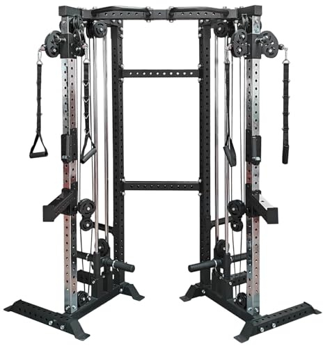 Train Hard® Frei kombinierbare Latzugturm, Kabelzuganlage, Seilzugstation Multipresse Kraftstation，zur Brandneues Modell 2024