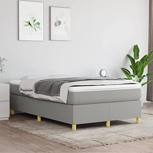 Festnight Boxspringbett 120x200 cm mit Matratze Bett Boxspringbett ohne Kopfteil Doppelbett Einzelbetten Polsterbett Bettgestell Jugendbett Bettrahmen