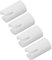 Vaguelly Banjo 5th String Nut Set 4pcs Beef Bone Nuts Strong Sustain Essential for Banjo Players Resistant to Breakage