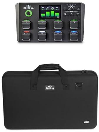 SHEERAN LOOPER X Multi-Track Looper Workstation with 8 Pedals for Guitar, Bass, Keyboard, Vocals, with Touch Screen, Multi-FX Engine, Audio Interface, and UDG Creator Hardcase