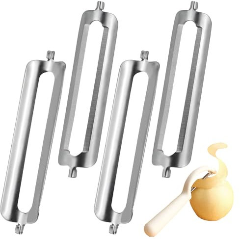4 Stück Sparschäler,Schäler Ersatzklinge für SchäLef,Sparschäler Ersatzklingen Spargelschäler Ersatzklinge für SchäLfix Wmf,SchäLef,Sparschäler,Schälmesser Bester Ersatzteile Klingen