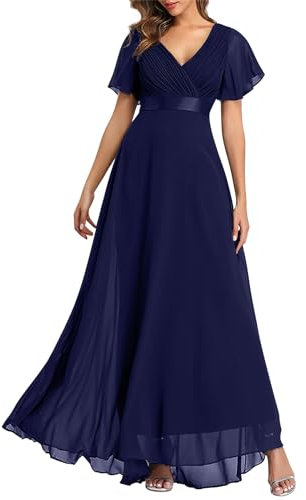 FUPODD Abendkleider Elegant Für Hochzeit Sommerkleid Kleider Sommer Kleid Hochzeitsgast Damen Abschlusskleid Maxikleid Sommerkleider Leicht Und Luftig Cocktailkleid Abendkleid Ballkleider Lang