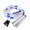 GRUDGE® Corde à sauter perlée FITNESS | Corde à sauter sport de vitesse | Idéale pour Enfants et Adultes | bruleur de calorie. (Bleu)
