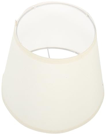 BESTYASH Leinenlampenschirm für Tischlampen Halbkreisförmiger Ersatzlampenschirm aus Hochwertigem für Glühbirnen für Schlafzimmer Wohnzimmer