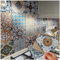 120 Tile Stickers Decals Transfers Kitchen Victorian Moroccan Mosaic for 4x4 10x10cm Kitchen Bathroom Stick On Wall Peel N Stick Waterproof (4 - Pack of 120 Individual Stickers)
