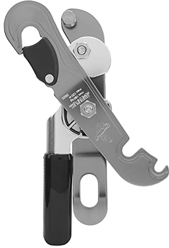 Segrehy Abseilgerät Kletter-Descender, Selbstbremsende Stoppvorrichtung Aluminium, Sicherungsgerät für Bergsteigen und Industrieklettern, Ideal für Höhlenforschung und Baumkletterer​​