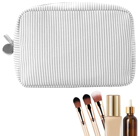 Pochette Viaggio Cosmetici – Tragbare Borsa | Ästhetische Astuccio mit Reißverschluss per Trucchi und Personali | Perfetta per Palestra, Spiaggia, Scuola, Campeggio und Viaggi All'aperto