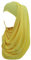 Lina & Lily Bubble Crepe Chiffon Damen Muslim Hijab Kopftuch Schal Turban, Stoff Leicht Undurchsichtig (Gold)