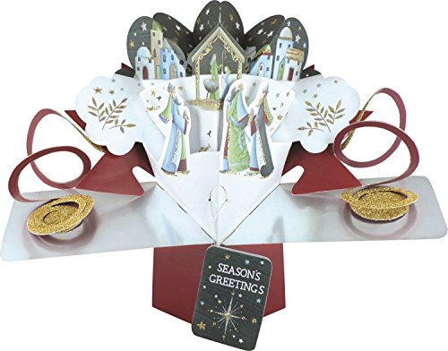 Second Nature Christmas Pop Up XPOP041A Nativity Christmas Pop Up Card