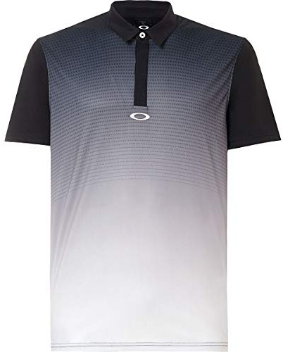 Oakley Men's Polo Shirt Ss Poliammide, Blackout, S