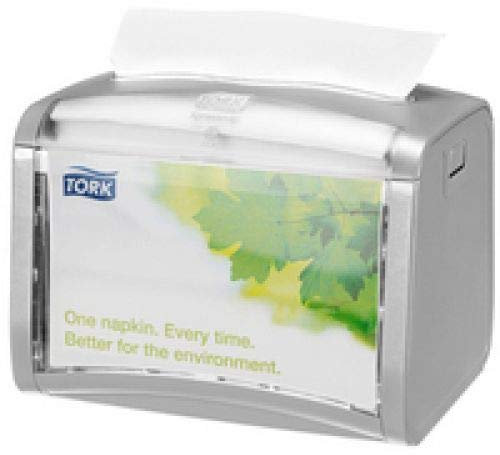 TORK® Serviettenspender Xpressnap®, Kunststoff, 20,1 x 15 x 15,5 cm, hellgrau, Sie erhalten 1 Stück