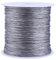 Haofy Craft, filo di nylon, elastico per perline, corda per lavori artigianali, tessuto elasticizzato, nodo cinese, shamballa, filo per fai da te, per bracciali, cucito, gioielli, 100 m (grigio)