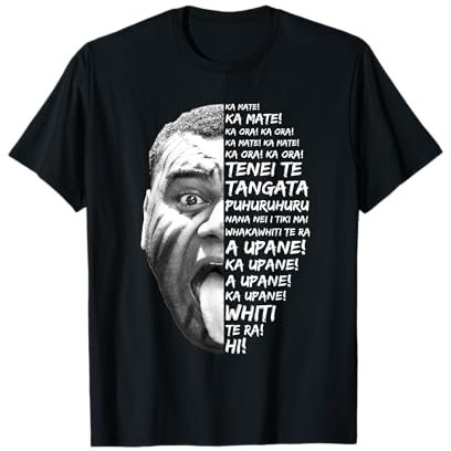 Haka Nueva Zelanda Old Black Maori New Zealand NZ Fan Rugby Camiseta