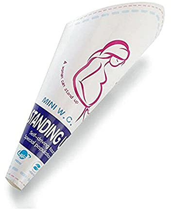 EROSPA® - Frauen-Papp-Urinal Stehend Toilette - 12 Stück - Camping Auto Wandern Sport Outdoor