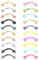 Finrezio 16G Edelstahl Augenbrauenringe Cartilage Tragus Helix Ohrringe Piercing Lippenring Barbell gebogener Ring Tragus Daith Rook Ohrring Acryl Piercingschmuck für Damen Herren