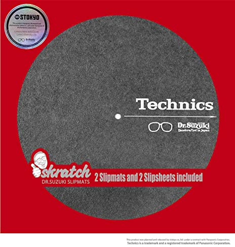 Dr. Suzuki x Technics - Skratch Slipmat + Slipsheet (30,5 cm), 1 Paar