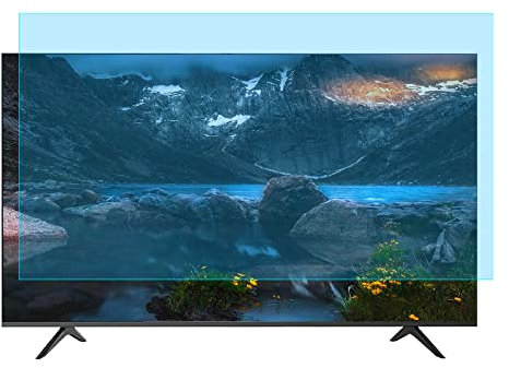 Moniteur anti-lumière bleue - Protecteur d'écran TV - Film anti-reflet/anti-lumière bleue/anti-rayures et panneau de protection contre les dommages - pour Sharp, Sony, écran incurvé/A / 65 Inches 1