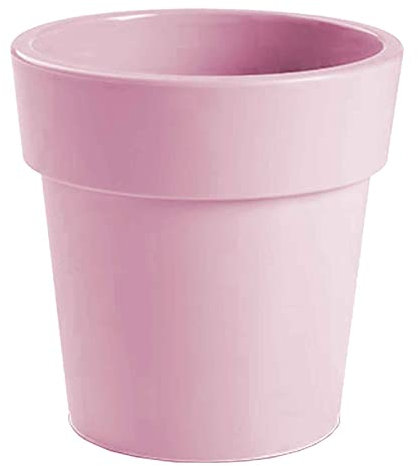 AC - Maceta con aro Desmontable - Plástico Resistente - Ideal para el Hogar, Plantas, Jardín, Decoración. - Cuidado de Plantas - Forma Redonda - Ø 20 cm - Color: Rosa