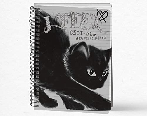 (G) I-DLE I feel 6th Mini Album Cat Ver (gefaltetes Poster)