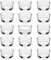 Glass Candle Holder, Tea Light Candle Holders (Set of 15) Glass Candlestick with a Diameter of 4.5 Centimeters, Suitable Party Decorations for Weddings, Birthdays, and Holidays, Engagement Candle