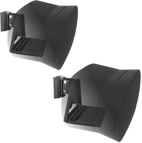 EMAQUIN Wall Mounts Brackets-Pair Set(2PCS) for Sonos Era 300 Speaker(Include 2PCS,Swivel and Tilt,Sturdy Metal,Durable Finish,Easy to intall,Compatible with Sonos Era 300,Black Pair)