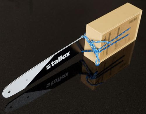 tallox Schwert und 3 Sägeketten 1/4 1,1 mm 48 Treibglieder 8 Zoll Schwert Version 2024 rückschlagarm kompatibel mit
