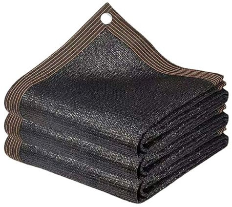 Voile D'Ombrage 4x3 œIllets Toile Ombrage ImperméAble sur Mesure Voile Dombrage Filet D'Ombrage Accessoire pour Voile D'Ombrage Noir,3x6m