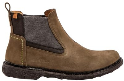 El Naturalista Damen Ankle Boots Yggdrasil, Frauen Stiefeletten,flach,Stiefel,Bootee,Booties,halbstiefel,Kurzstiefel,Forest-Black,38 EU / 5 UK
