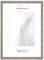 Duisburger-Rahmen24 Cadre photo en bois massif Rétro 70 x 100 cm en Vieux-Argenté Baroque | Verre synthétique antireflet | Cadre pour affiches | Puzzle | collage DR110
