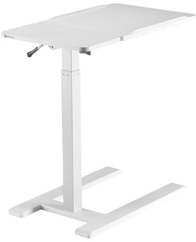 SIHOO D01 Betttisch – höhenverstellbar und neigbar, Laptop-Stehpult mit Rollen für Krankenhaus & Zuhause
