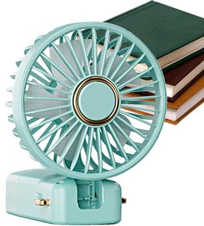 Samuliy Ventilador recargable portátil, ventilador de mano - Ventilador de aire acondicionado portátil plegable, aire acondicionado, ventilador de aire acondicionado portátil USB recargable,